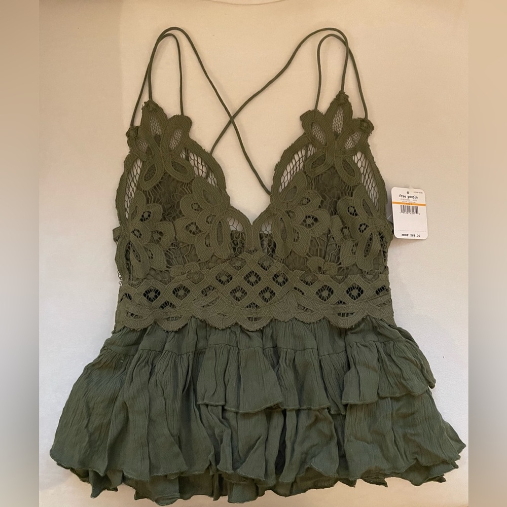 NWT Free People Olive Adella Cami Size S - Picture 3 of 6